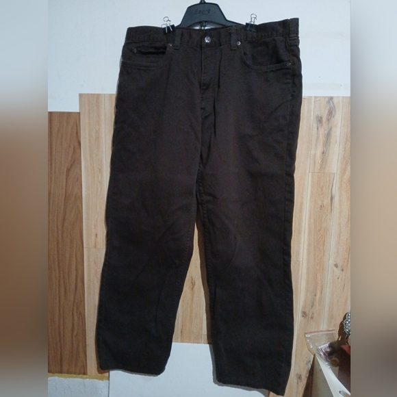 Dakota Men's Brown Denim Pants 38 x 30 Style JMB80605 - Picture 3 of 6